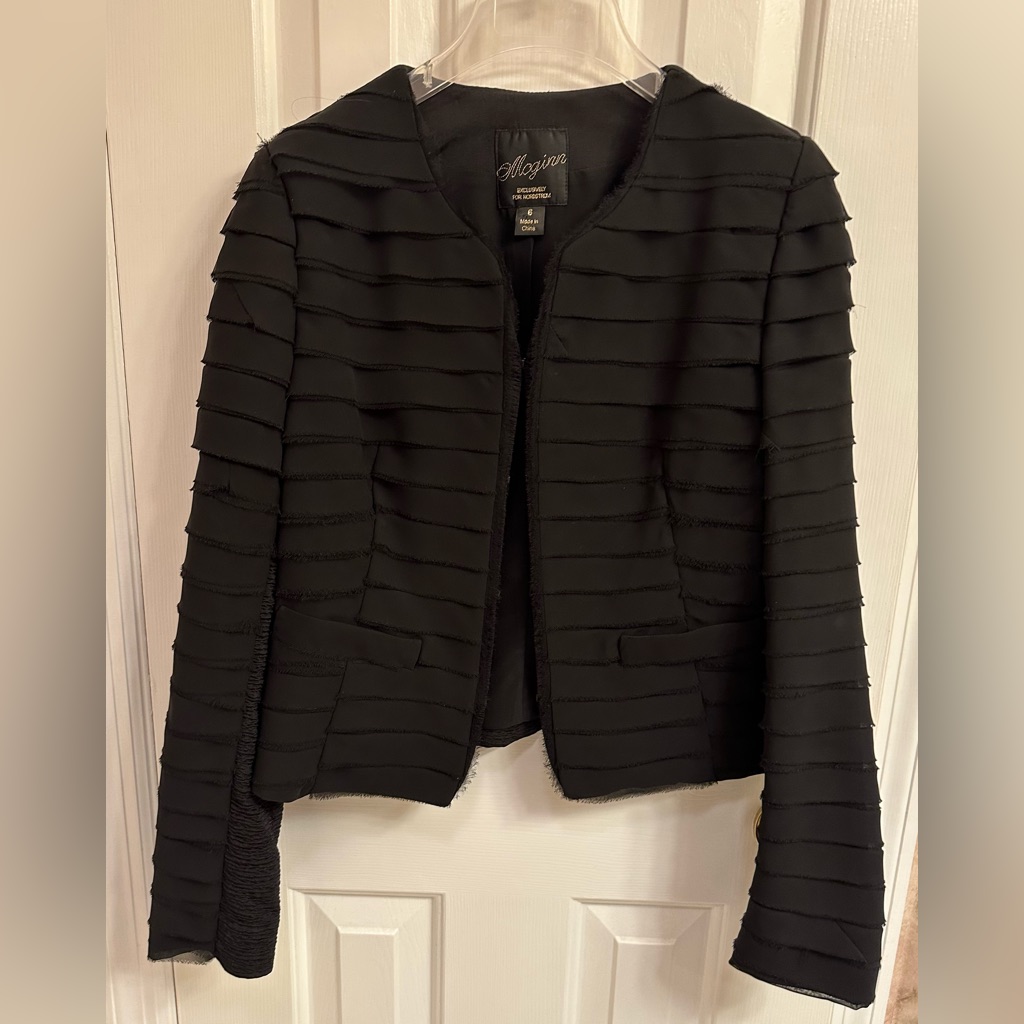 Mcginn Rachel Tiered Chiffon Jacket